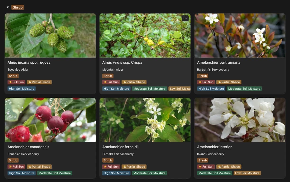 PEI Native Plant Database